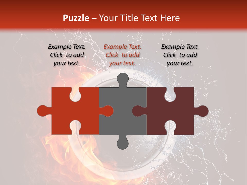 Lightining Speaker Sound PowerPoint Template