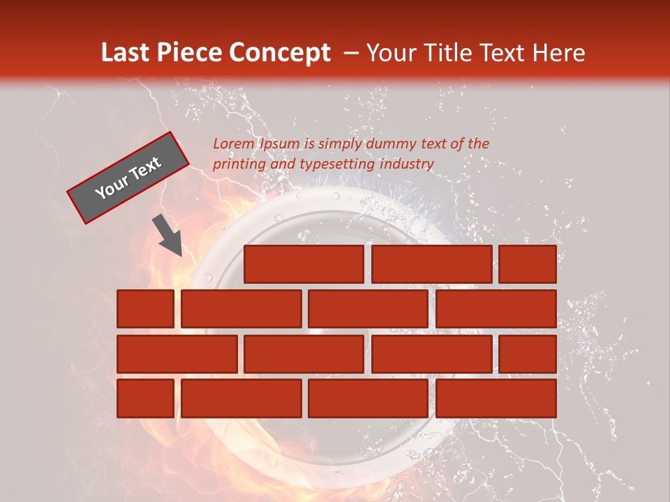 Lightining Speaker Sound PowerPoint Template