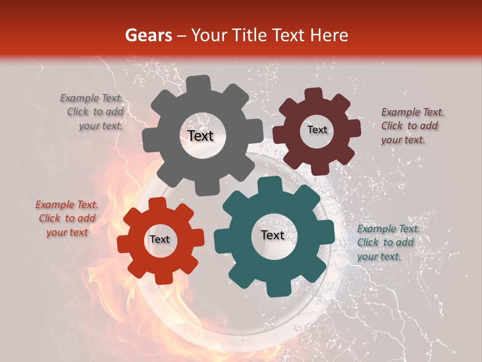 Lightining Speaker Sound PowerPoint Template