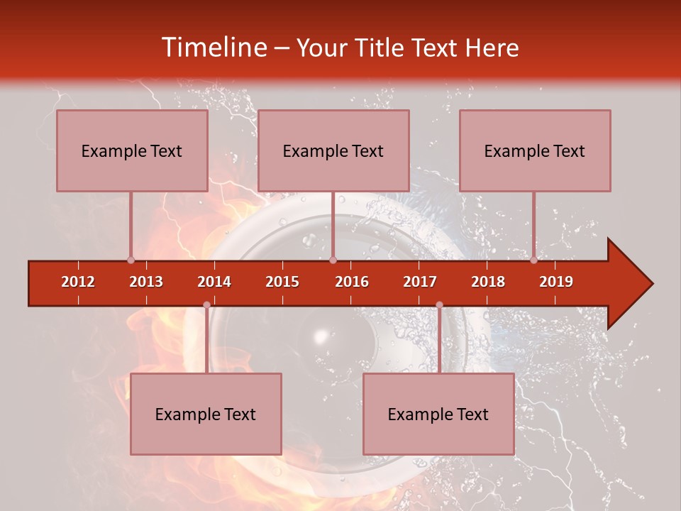 Lightining Speaker Sound PowerPoint Template