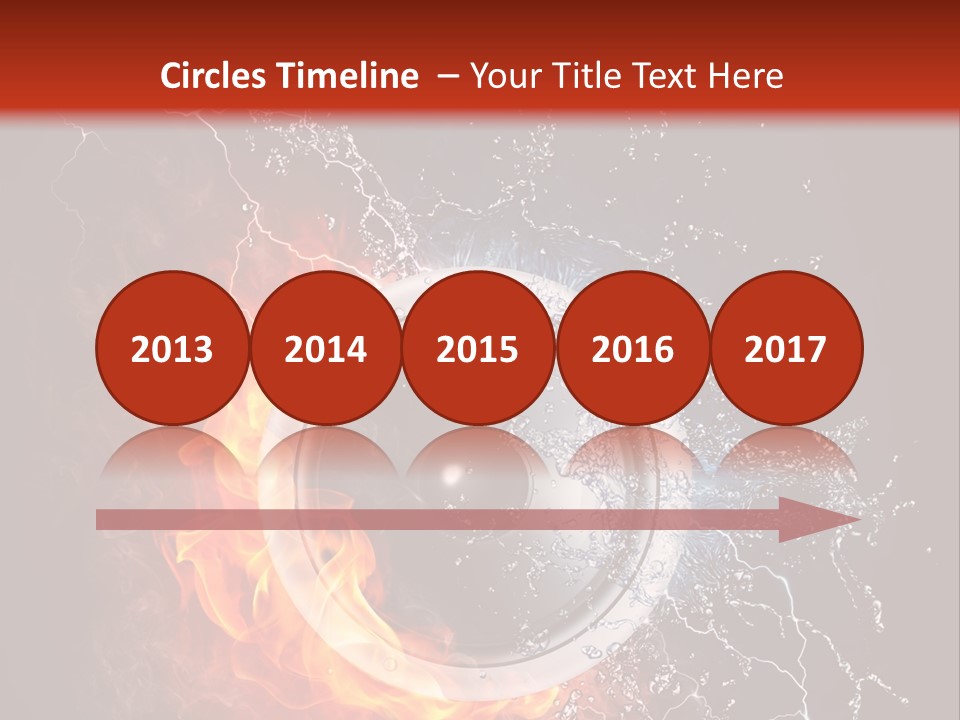 Lightining Speaker Sound PowerPoint Template