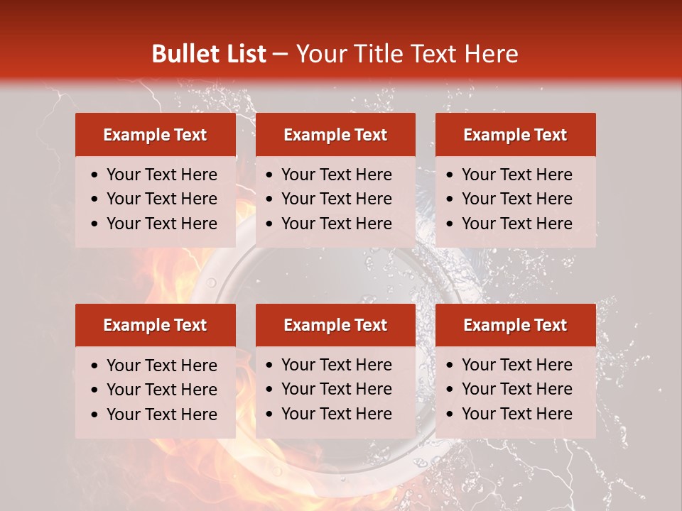 Lightining Speaker Sound PowerPoint Template