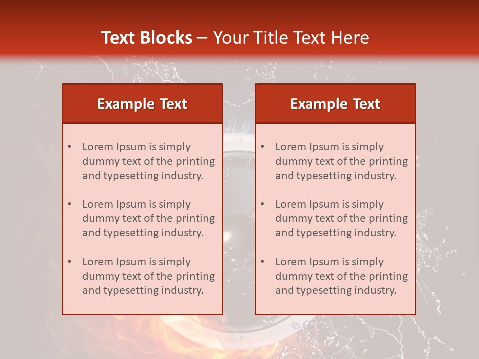 Lightining Speaker Sound PowerPoint Template