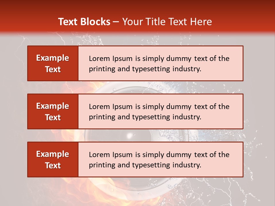 Lightining Speaker Sound PowerPoint Template