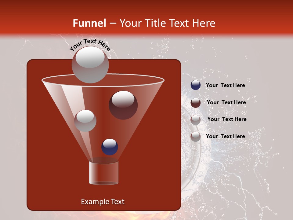 Lightining Speaker Sound PowerPoint Template