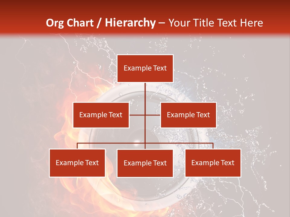 Lightining Speaker Sound PowerPoint Template