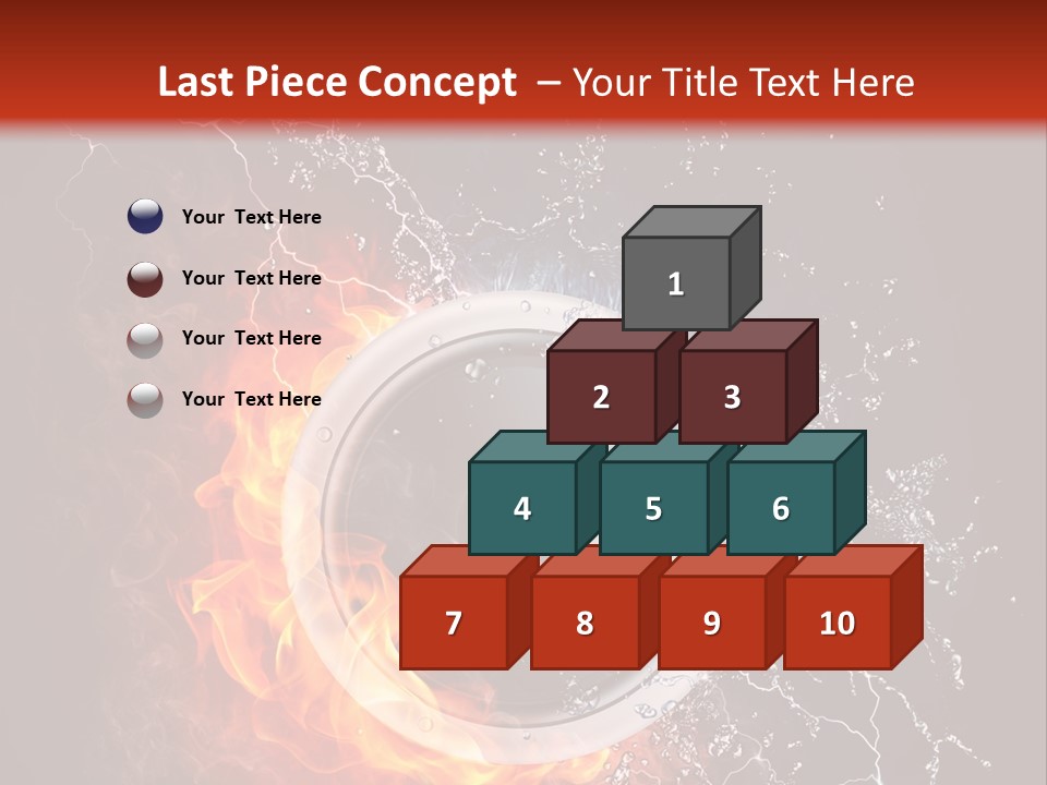 Lightining Speaker Sound PowerPoint Template