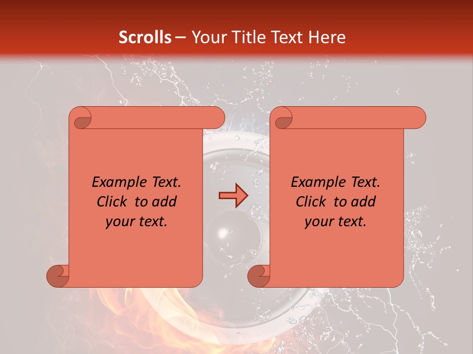 Lightining Speaker Sound PowerPoint Template