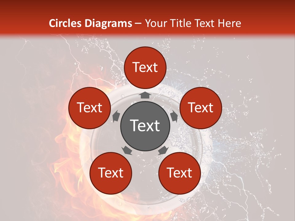 Lightining Speaker Sound PowerPoint Template