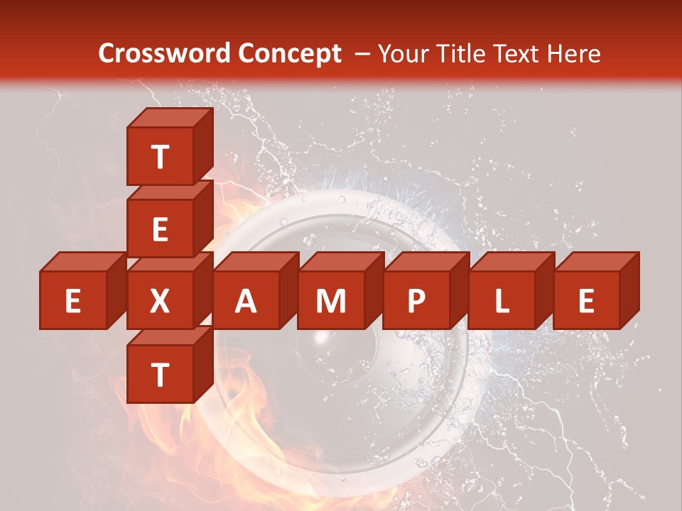 Lightining Speaker Sound PowerPoint Template