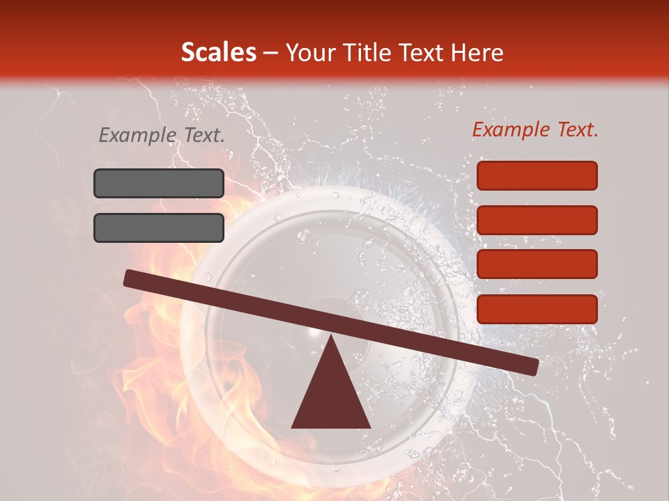 Lightining Speaker Sound PowerPoint Template
