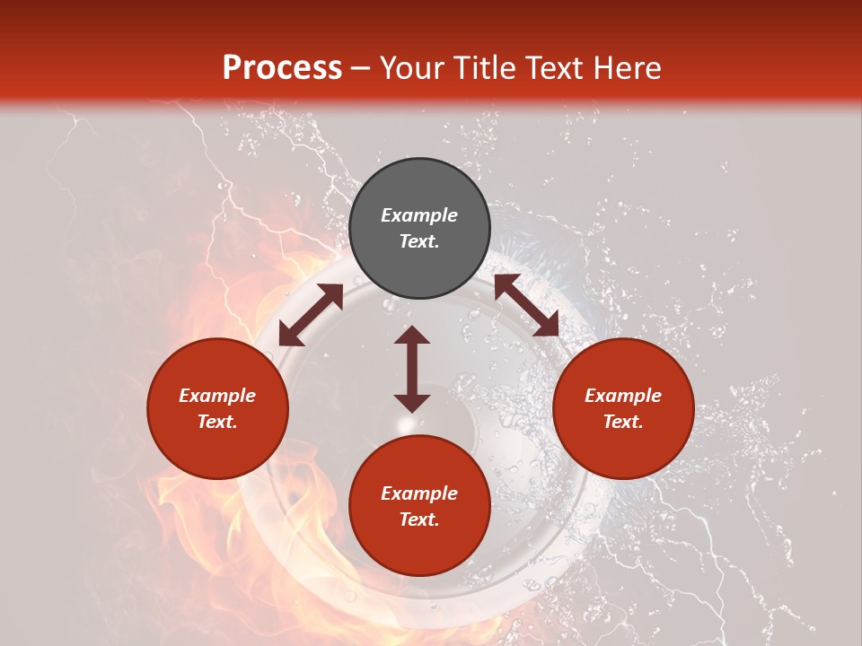 Lightining Speaker Sound PowerPoint Template