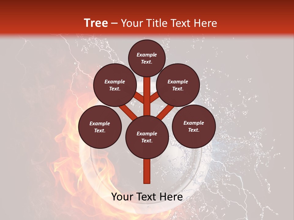 Lightining Speaker Sound PowerPoint Template