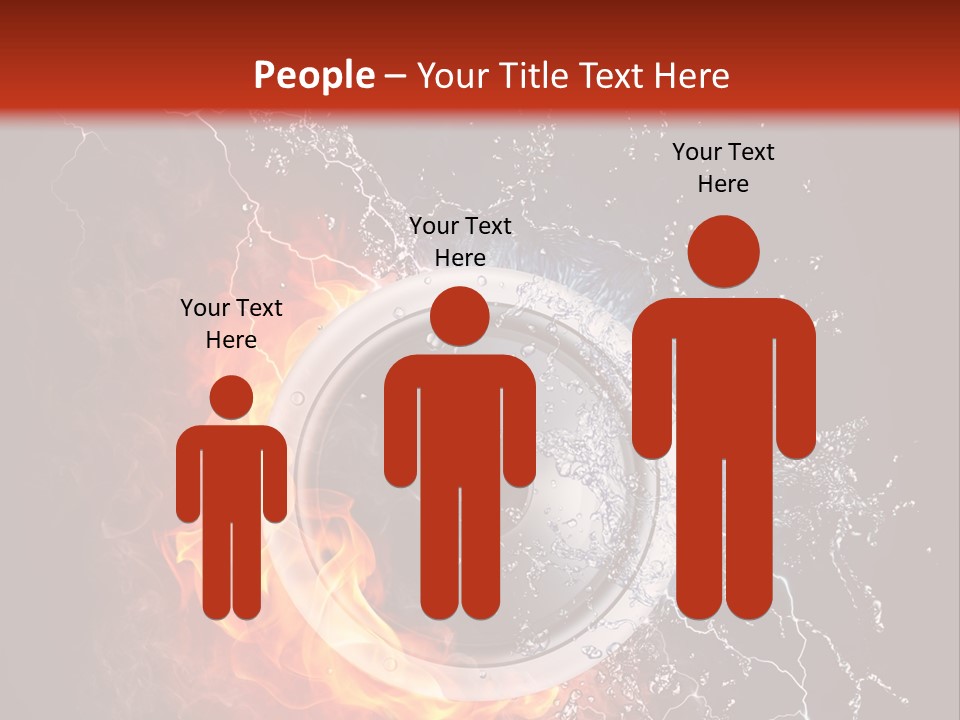 Lightining Speaker Sound PowerPoint Template