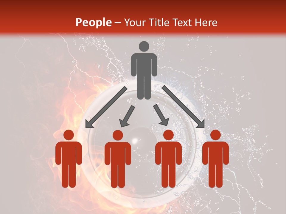 Lightining Speaker Sound PowerPoint Template