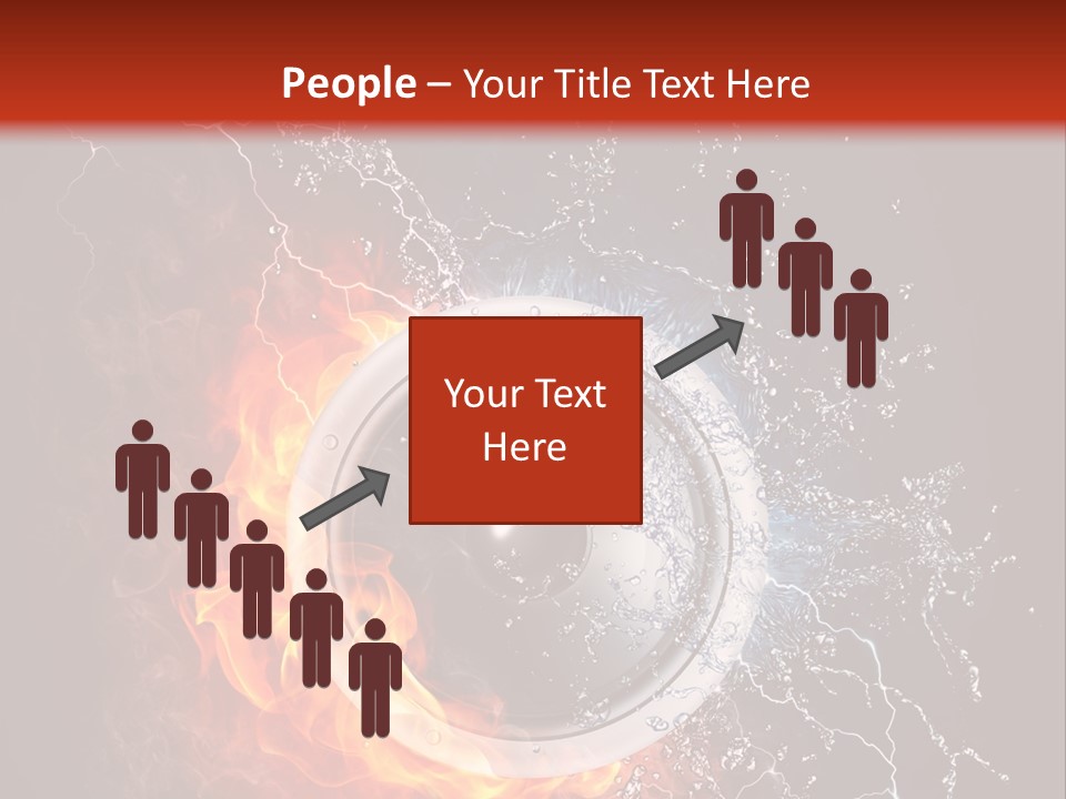 Lightining Speaker Sound PowerPoint Template