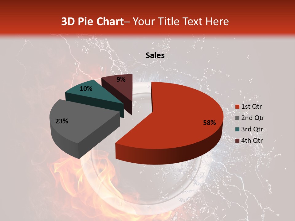 Lightining Speaker Sound PowerPoint Template