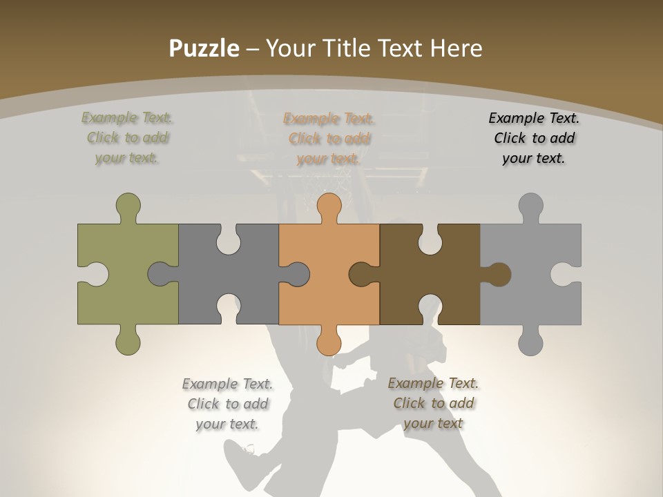 Team Isolated Male PowerPoint Template