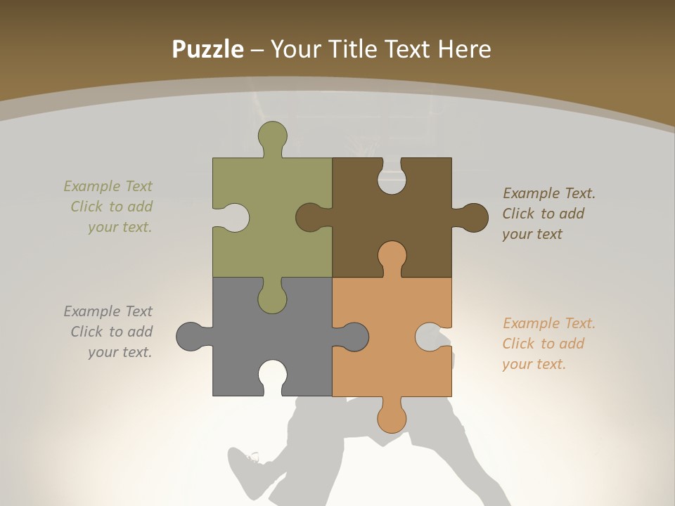 Team Isolated Male PowerPoint Template