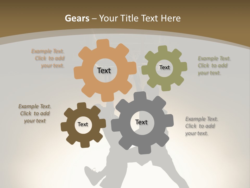 Team Isolated Male PowerPoint Template