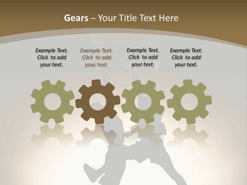 Team Isolated Male PowerPoint Template