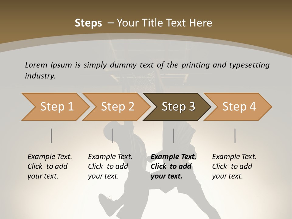 Team Isolated Male PowerPoint Template