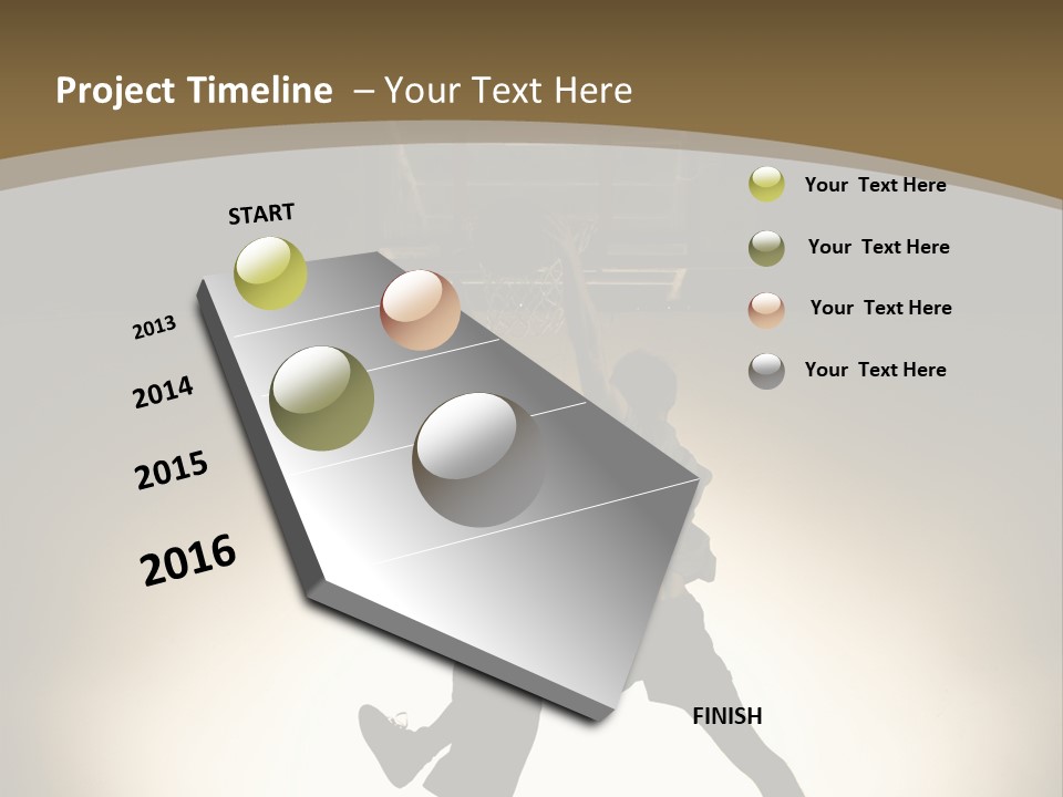 Team Isolated Male PowerPoint Template