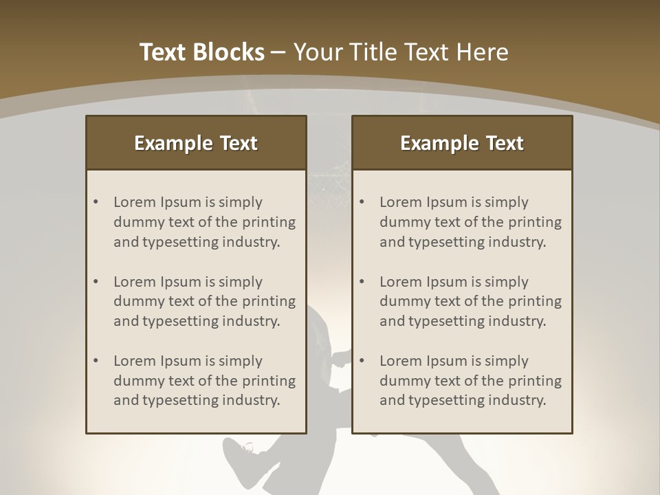 Team Isolated Male PowerPoint Template