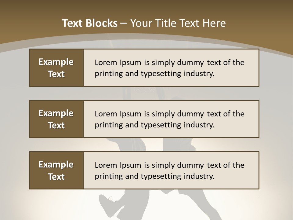 Team Isolated Male PowerPoint Template