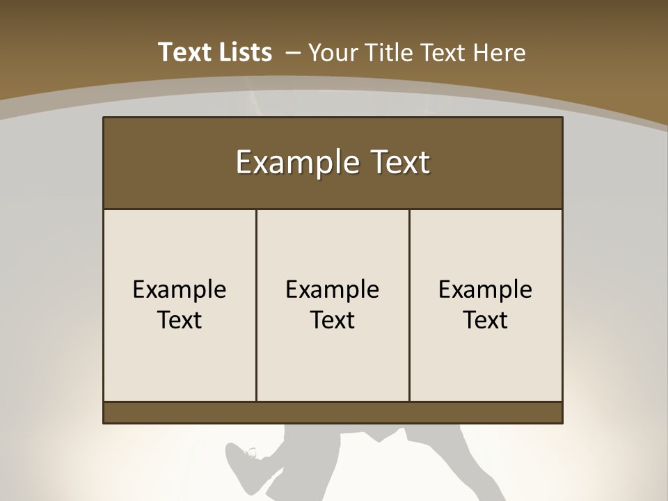 Team Isolated Male PowerPoint Template