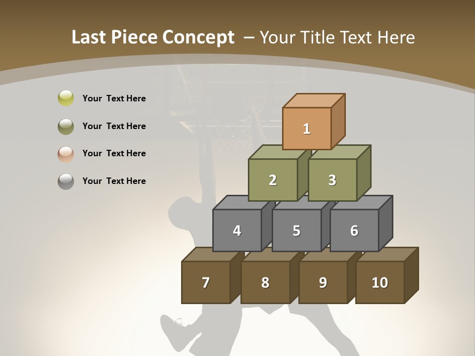 Team Isolated Male PowerPoint Template