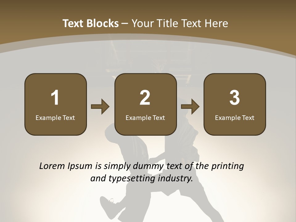 Team Isolated Male PowerPoint Template