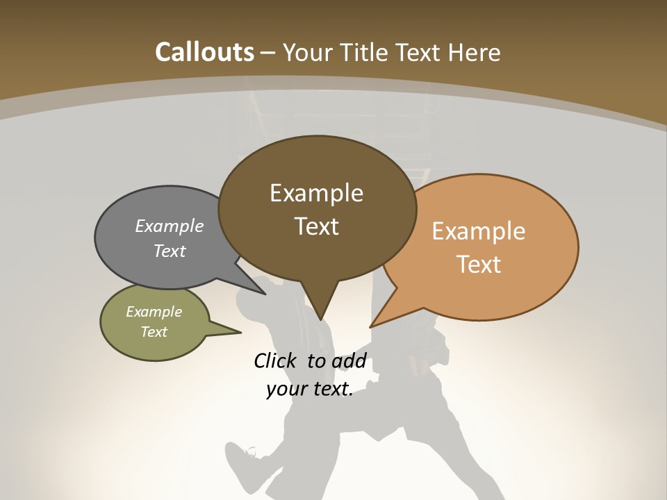 Team Isolated Male PowerPoint Template