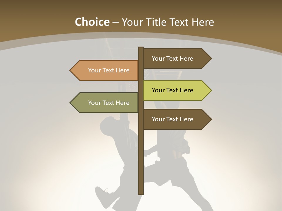 Team Isolated Male PowerPoint Template