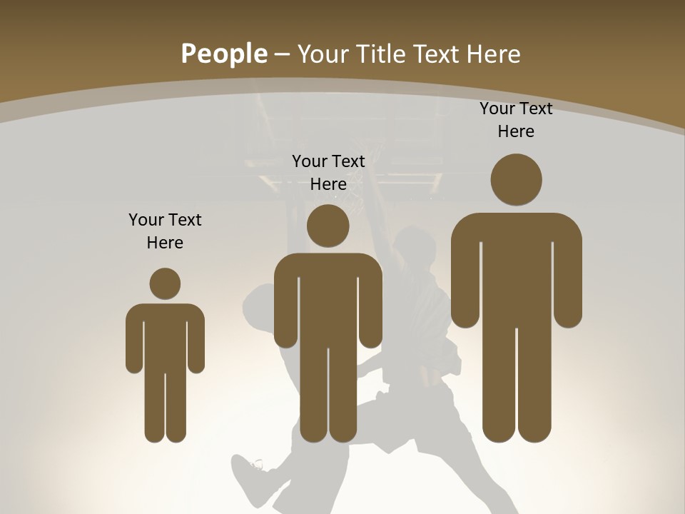 Team Isolated Male PowerPoint Template