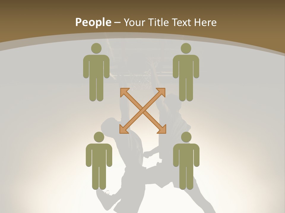 Team Isolated Male PowerPoint Template