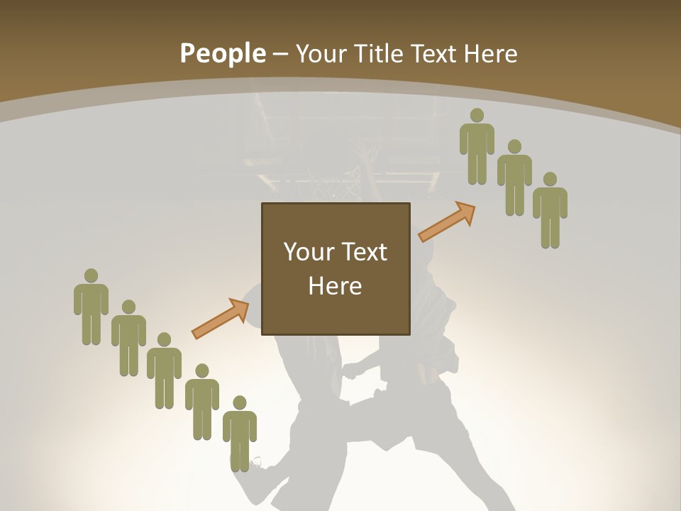 Team Isolated Male PowerPoint Template