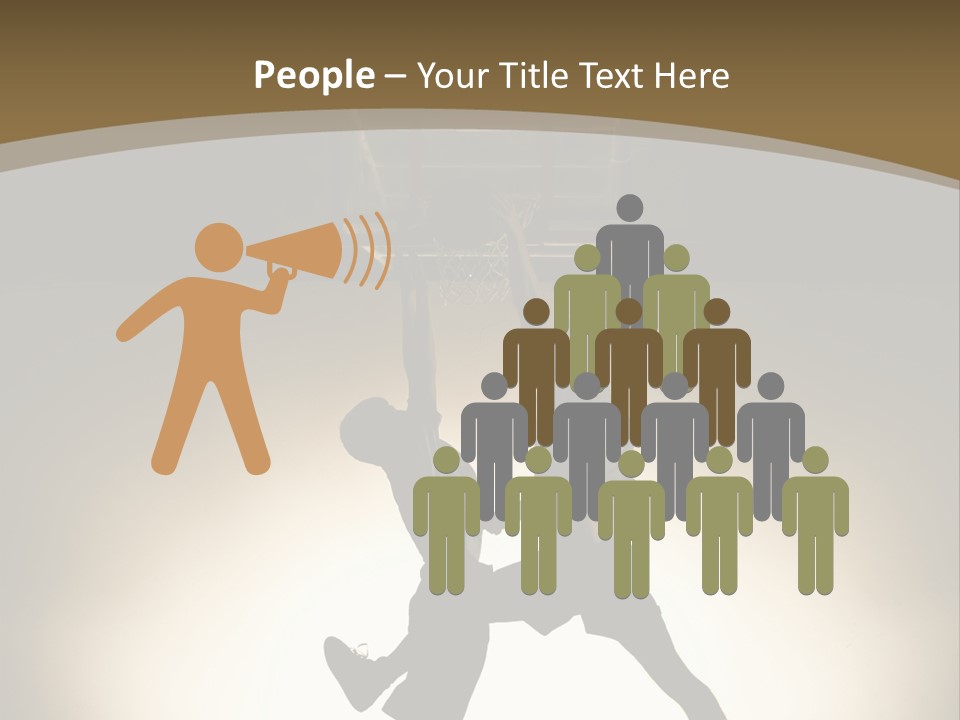 Team Isolated Male PowerPoint Template