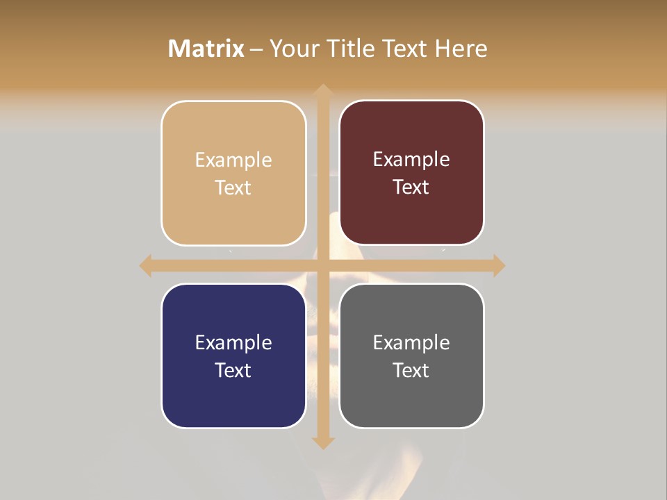 Closeup Studio Face PowerPoint Template