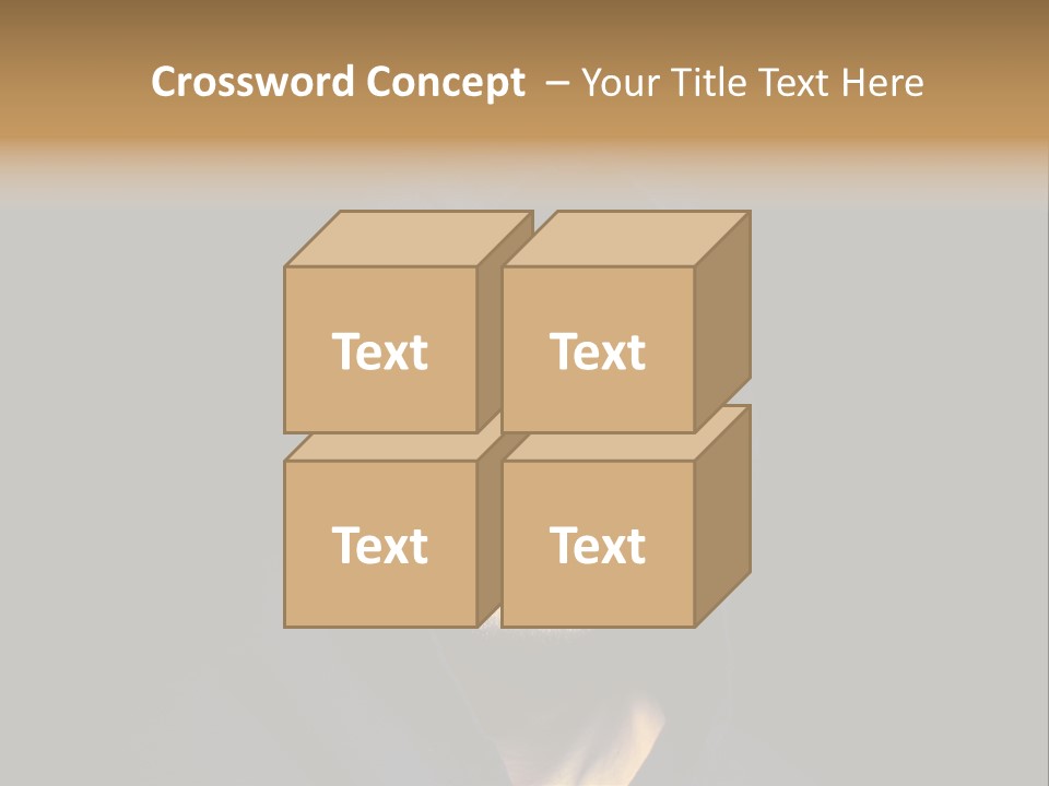 Closeup Studio Face PowerPoint Template