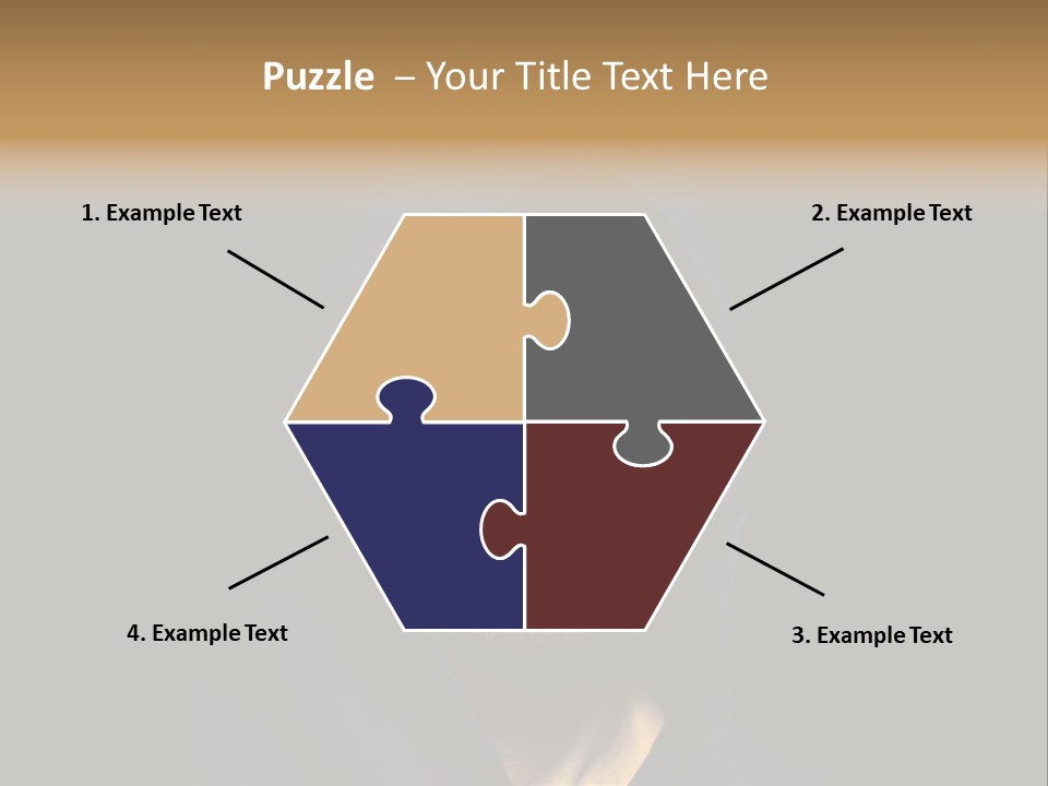 Closeup Studio Face PowerPoint Template