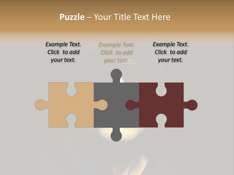 Closeup Studio Face PowerPoint Template