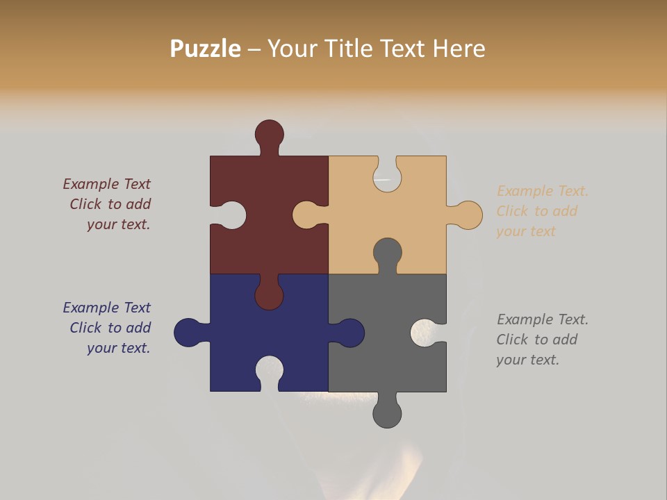 Closeup Studio Face PowerPoint Template