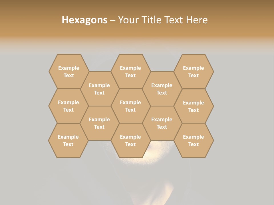 Closeup Studio Face PowerPoint Template