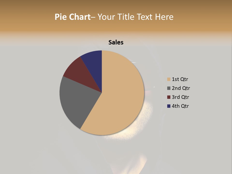 Closeup Studio Face PowerPoint Template