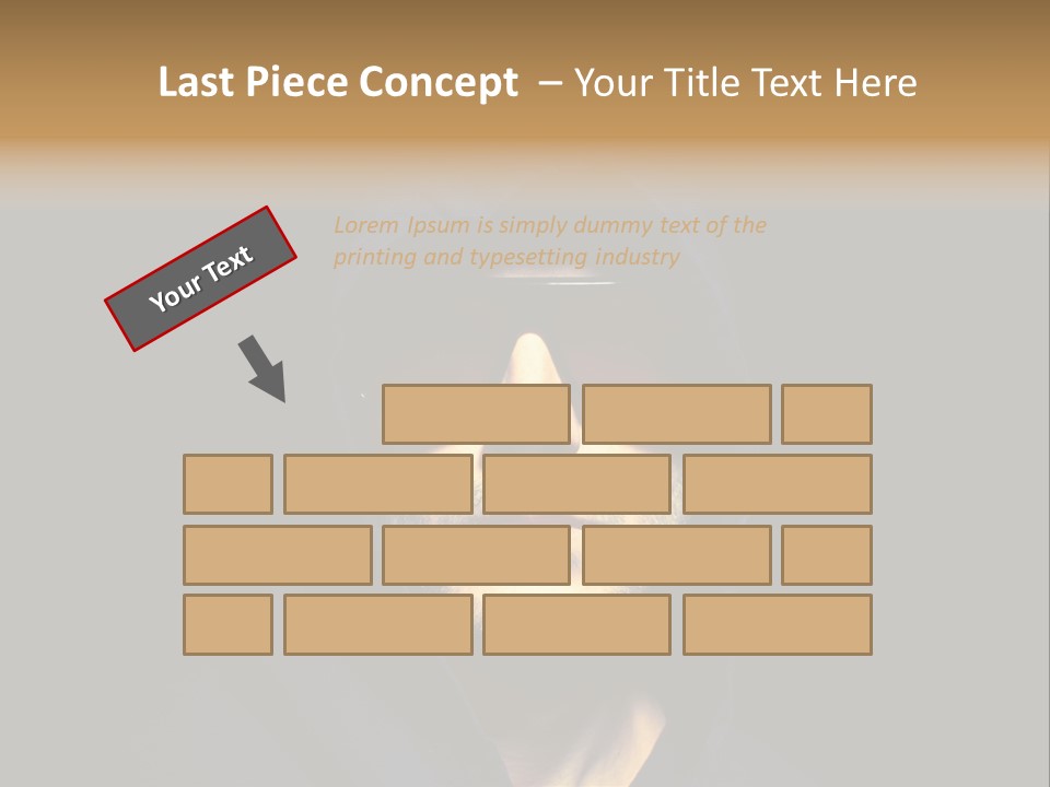 Closeup Studio Face PowerPoint Template