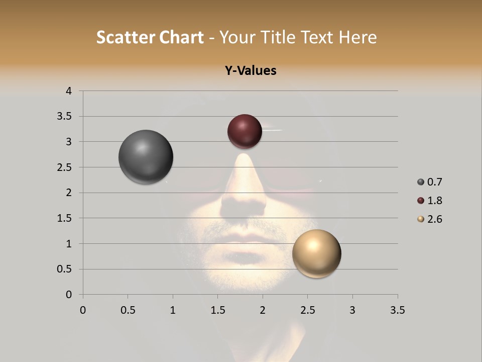 Closeup Studio Face PowerPoint Template