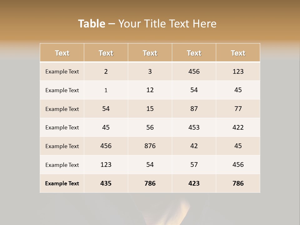 Closeup Studio Face PowerPoint Template