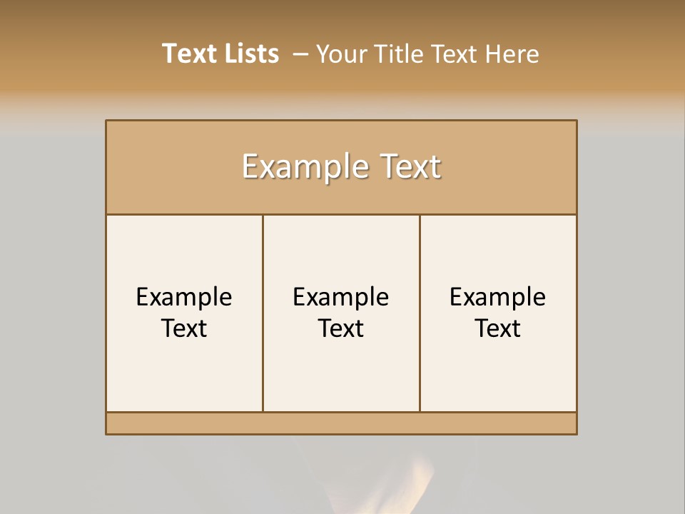 Closeup Studio Face PowerPoint Template