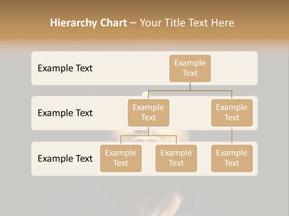 Closeup Studio Face PowerPoint Template